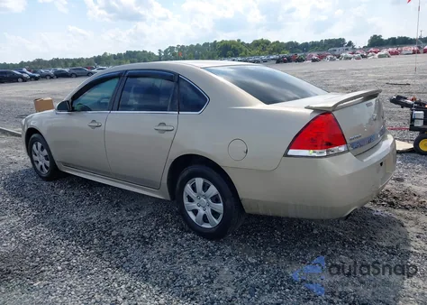 2010 Chevrolet Impala Police z USA, uszkodzony, nr VIN 2G1WD5EM8A1202557